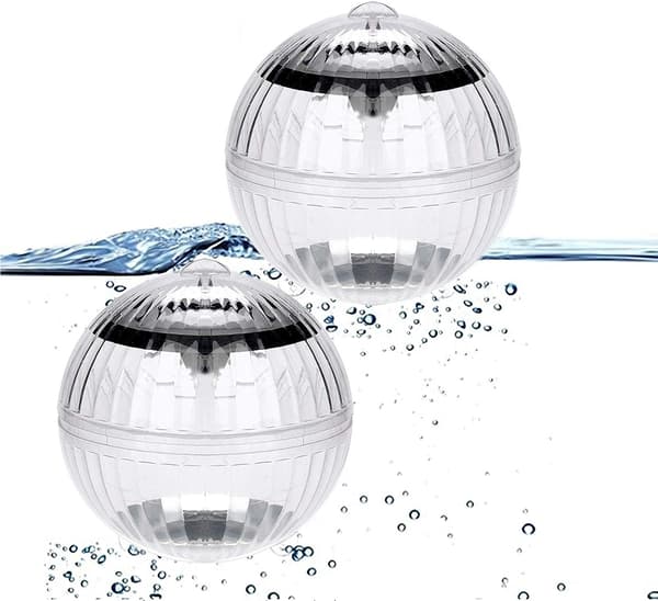 2 Flydende Pool Lys Sol Pool Lys Flydende LED Lys Autom