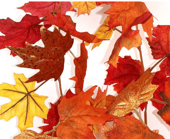 Set med 1, Flash Powder Maple Leaf Pumpkin Rattan Maple Leaf Pumpk