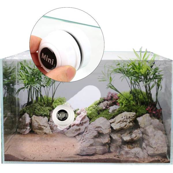 Akvarie Rengøringsfisk Tank Glasrenser Mini Bærbar Holdbar Pl