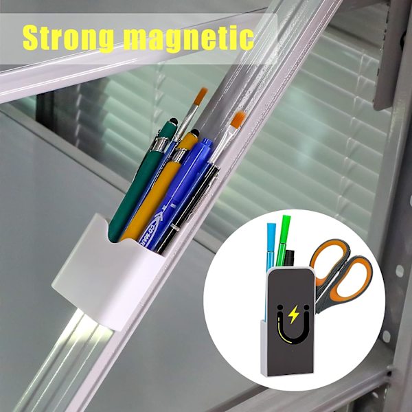 2 kpl magneettista kynätelinettä, magneettista tussinpidikettä, kynätelinettä