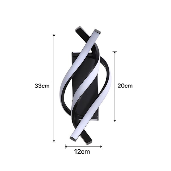 Modern LED-vägglampor, 22W Kreativ LED-vägglampa, Inomhusvägg