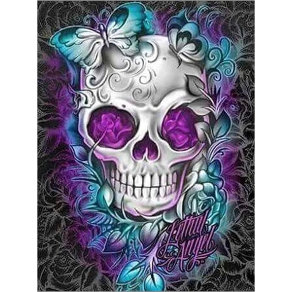 (33) 3 stk DIY Diamond Painting  Julekit, 5D Julebroderi