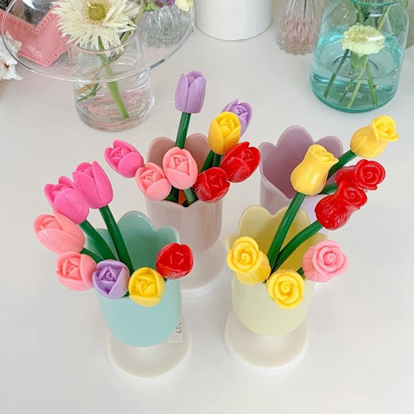 INS Den samme slags tulipan fjer cylinder pige hjerte cylinder