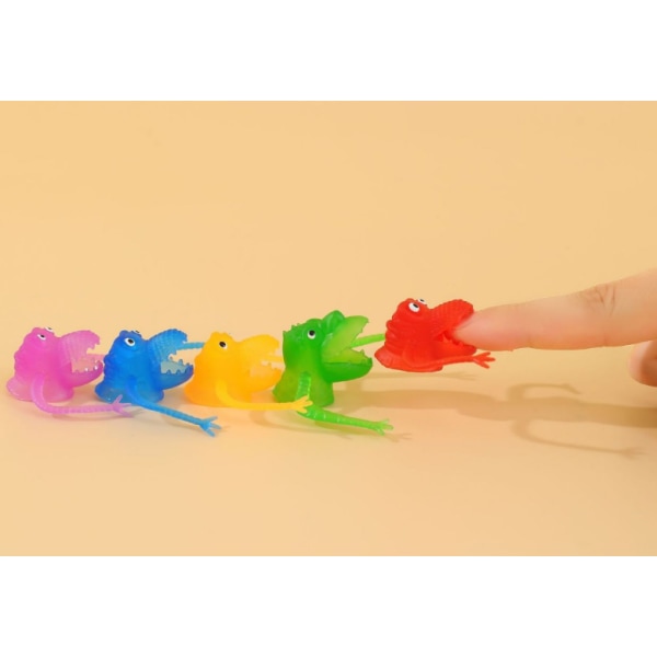 10 st set Dinosaur Finger Toys, Novelty Finger Toys Mini Finger T