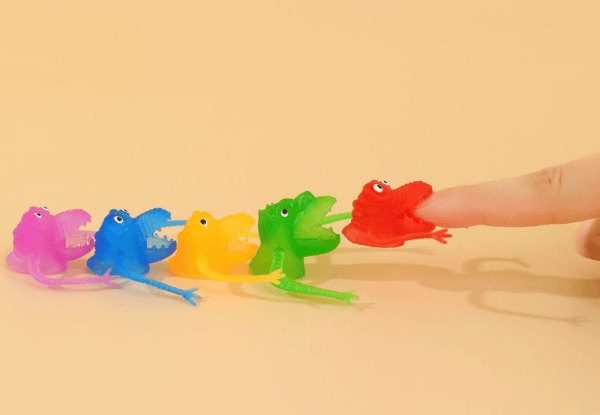 20-pack dinosauriefingerleksaker, nyhet fingerleksaker mini finger T