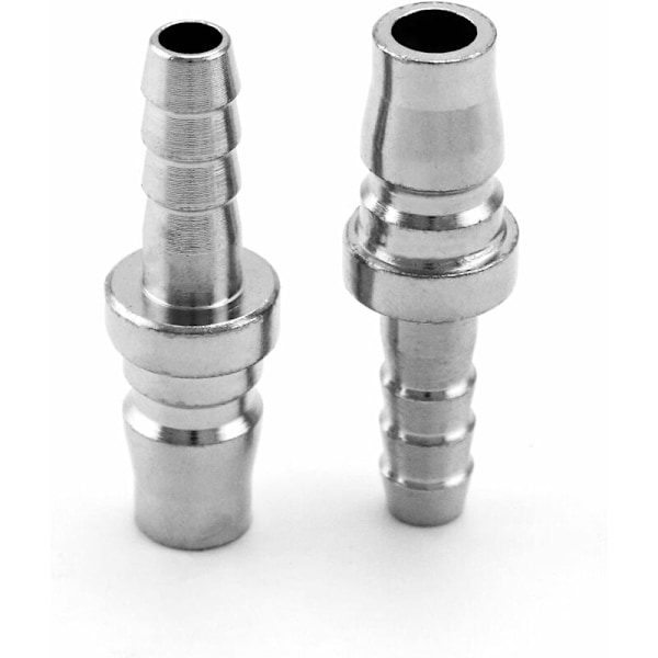 6 stk. kompressorluftdyse, 8 mm pneumatisk hurtigkobling, han