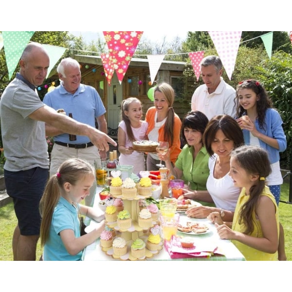 3 etasjers pappkakeskive Kakefat for babyshower barn