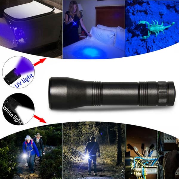 Uv-taskulamppu Ulkovalaistus Led Uv-taskulamppu Zoomable-lyhty