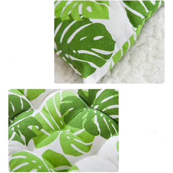 Set med 1 stolskuddar - 40 x 40 cm - trädgårdsstolsdyna, balkong