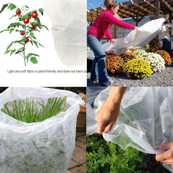 3 x 9m Have Fleece til Planter, Frosttæppe til Planter