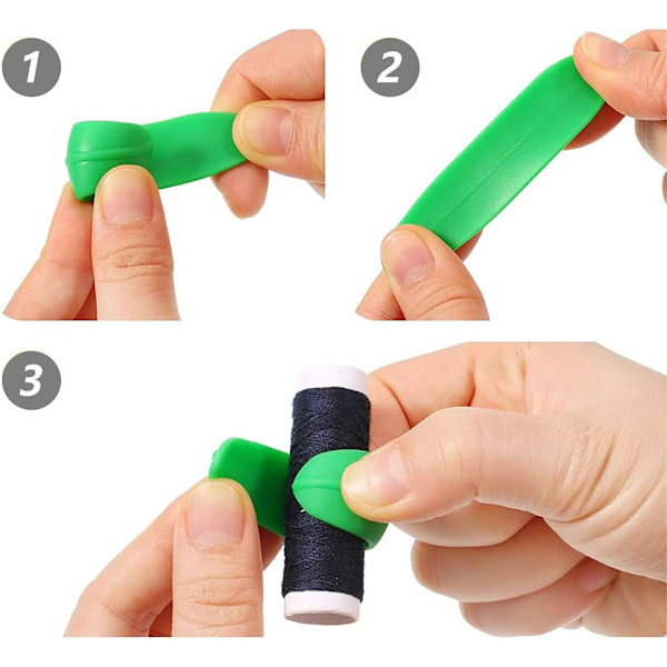 12 stk (4 farger) Spoleklemme Sytråd Spoleklemme Bobbin Ho