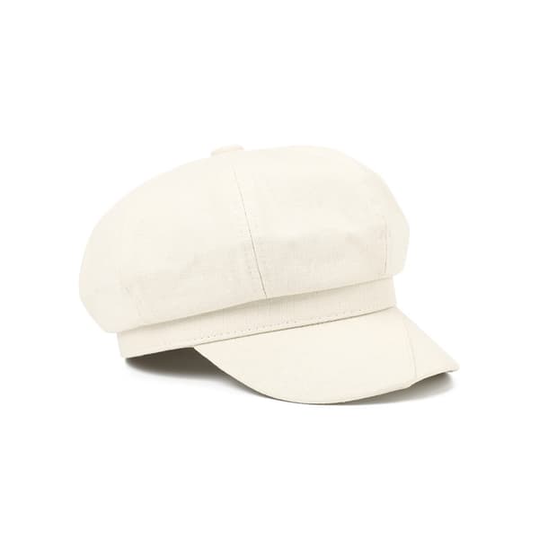 Beige, åttekantet hatt Dame Vår og høst Liten hode Midje Ja