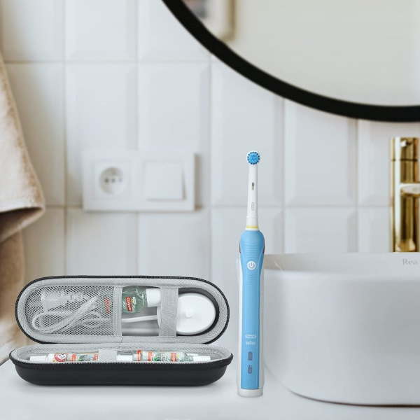Det yttre skalet på en elektrisk tandborste kan lagra tillbehör s