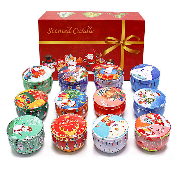 Doftljus 12 st presentset, julljus, Nat