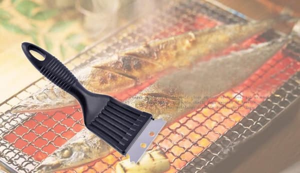 Grillrengöringsborste i rostfritt stål