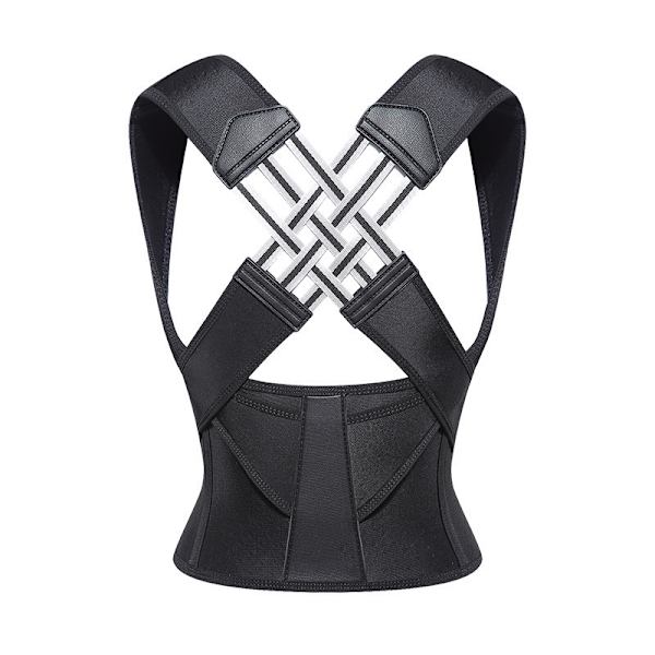 （L）Posture Corrector Rygg Axel Hälsa Stöd Bälte Ländryggsbälte