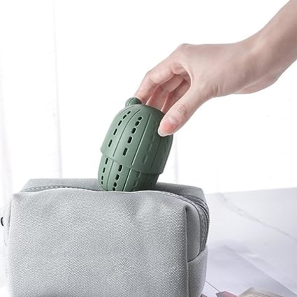 6 stk Reise Kosmetikk Organizer Puff Etui Kosmetikk Egg Oppbevaring