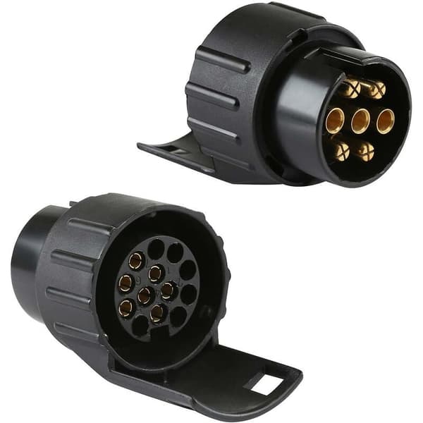 Tilhengerkontakt-adapter, Universal tilbehør, Vanntett 7-pin til