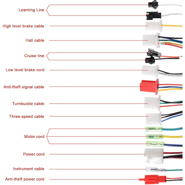 36v/48v 350w elektrisk køretøjscontroller elektrisk cykel elektrisk scooter