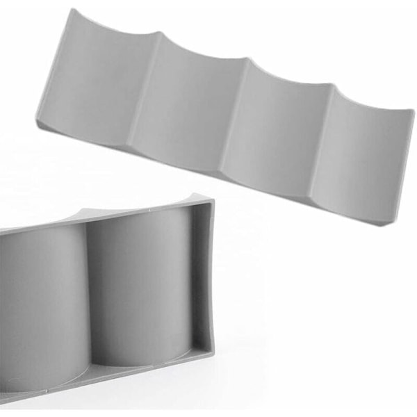 Kjøleskapsflaskeholder 2 stk Flaskelagringsmatte Stablebar Plast