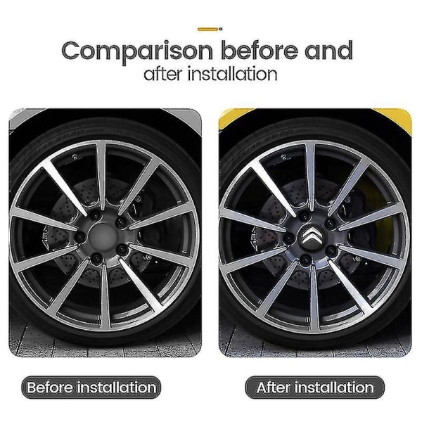 56mm Bilnav Centrumkåpa för Citroen C4 C1 C5 C3 C6 C5 C8 Ds Berli