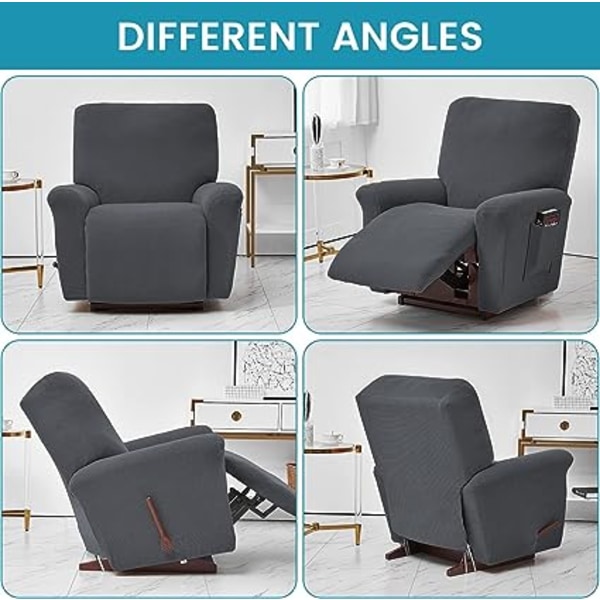 Recliner stoltrekk, Stretch Polyester Spandex Recliner Cover 4