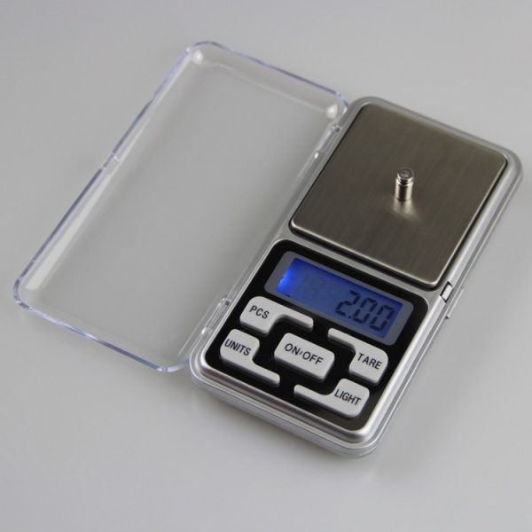 Digitalvåg, bärbar våg 0,01 g-200 g, hög precision