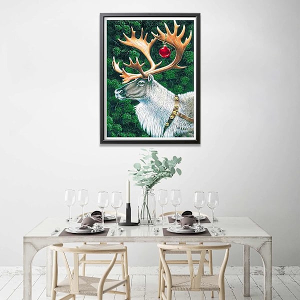 （24）3 st DIY Diamantmålning Jul Kit, 5D Jul Emb
