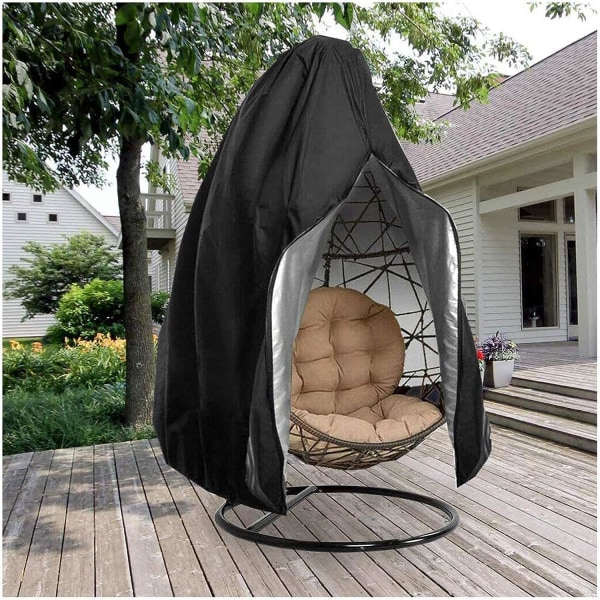 Hengestoltrekk for uteplass - Egg Swing Cocoon stoltrekk med glidelås