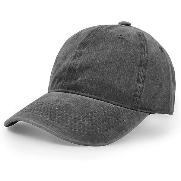 Baseball Cap, Washed Cotton Sport Adjustable Outdoor Peaked Cap，D