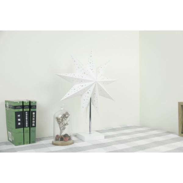 Julestjerne bordlampe av Star Trading, 3D papir julesta
