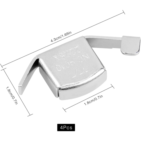 4-pak magnetiske syguider til universal symaskin