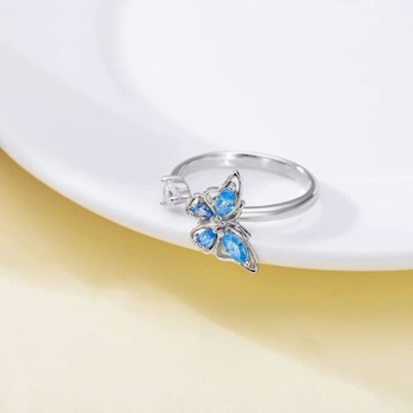 Ångest Ångest Antistress Ångest Ring Fidget Stress Ring Silve