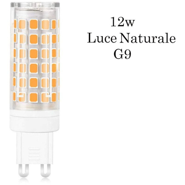 G9 LED-lampa 12W naturligt ljus