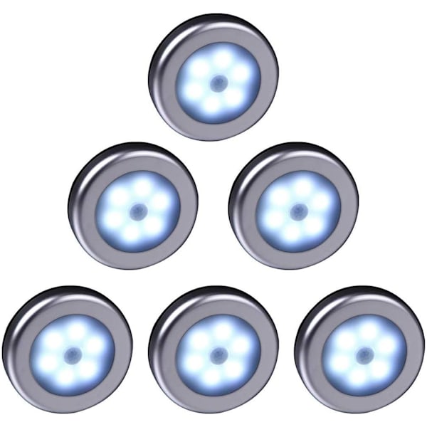 Langattomat liiketunnistimella varustetut LED-valot kaappiin, portaisiin, eteiseen, Ki