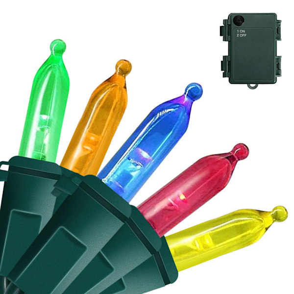 1 Pack Utomhus Pull Bubble Plug in LED Ljusslinga Jul Wat