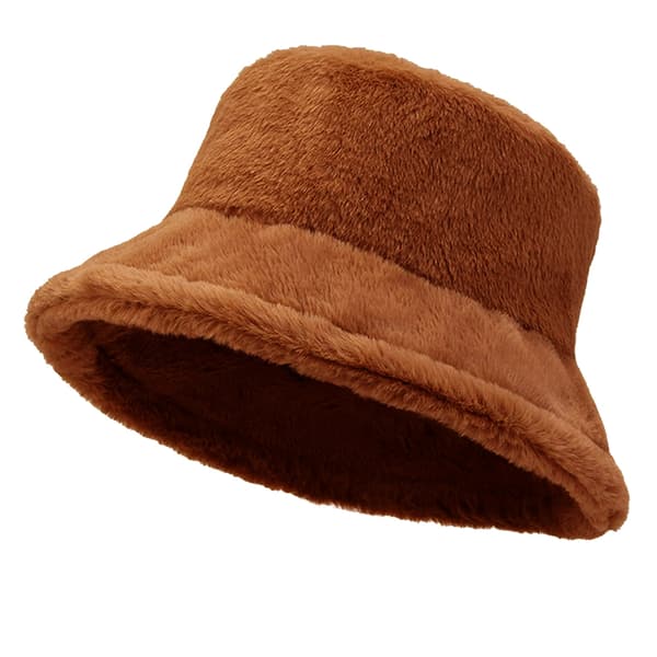 Mjuka och fluffiga damhattar med varmt foder och vintersyntet