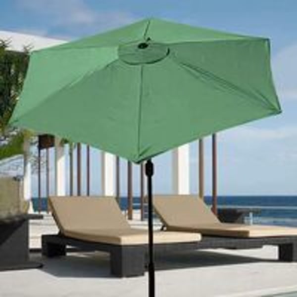 Reserveovertræk til parasol, 6 ribben, 2 m, vandtæt, anti-UV,