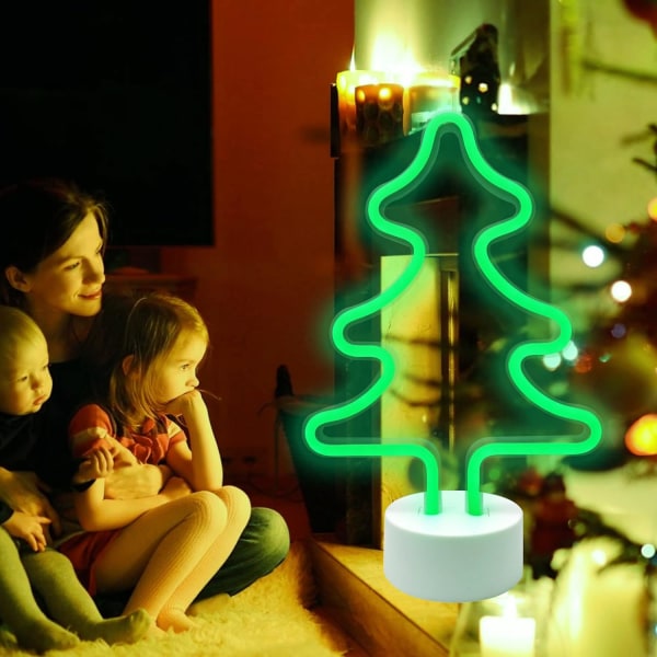 Juletræ Neon Lys LED Neon Lys Juledekoration USB
