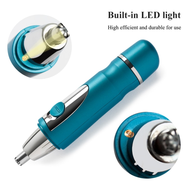 Nenäkorvaleikkuri LED-valolla - Professional Electric Shaver Ep
