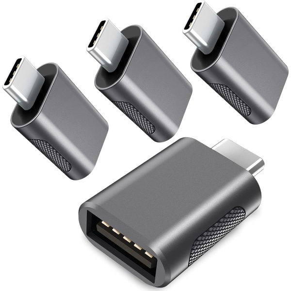 10 Gbps USB C til USB 3.0 OTG-oppgraderingsadapter (4-pakke), USB Type C