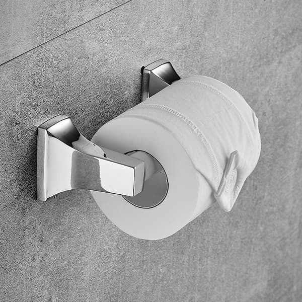 Veggmontert tilbehør moderne baderom krom toalettpapirholder