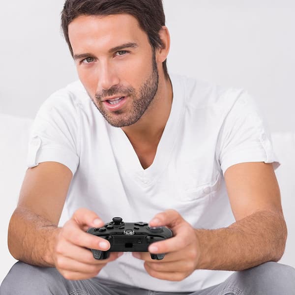 Trådløs spillkontroller for Nintendo Switch med skjermbilde, vibrati