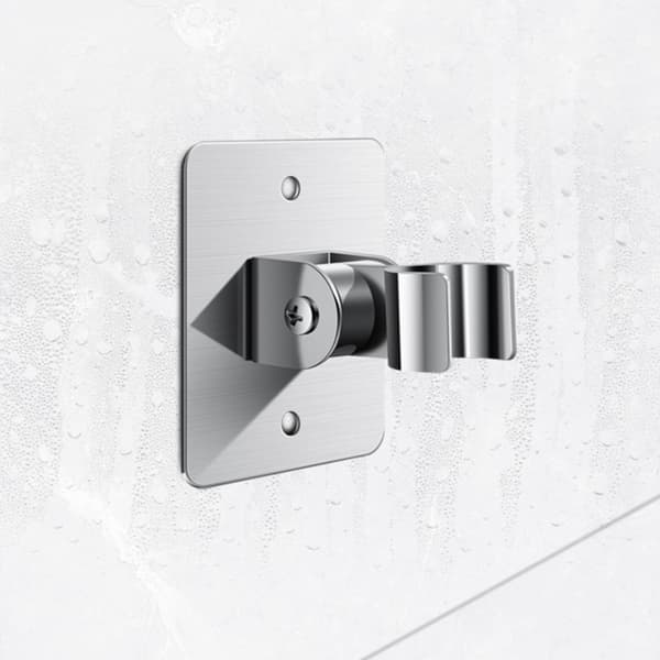 Rustfritt stål 304 perforert dusjbrakettbase med universal