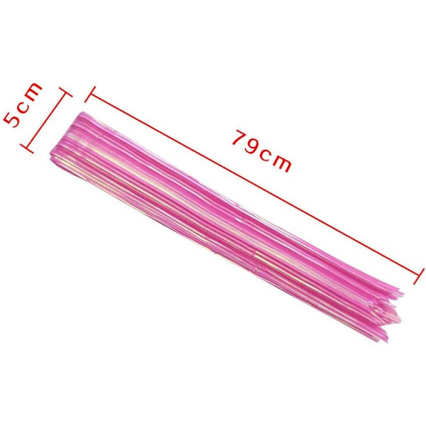 Automatiska blå rosetter 20 st stora 5 cm dragrosetter för bröllop