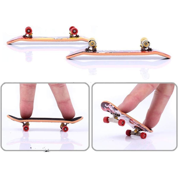 Mini Fingerboard, 4 stk. Professionelt Finger Skateboard til Deck