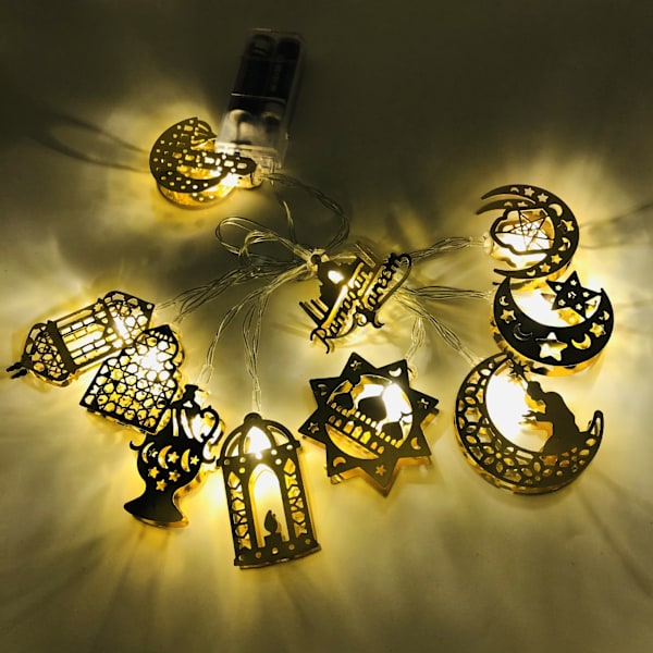 Ramadanin koristevalot Eid-valot 3M 20LED viisisakarainen tähti Gl