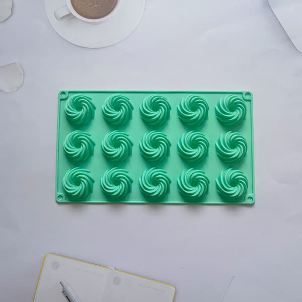 15 hull spiralform silikon kakeform mousse dessert baking choc