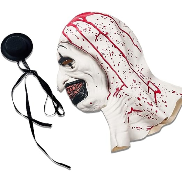 Terrifier Art The Clown Mask Läskig Halloween Cosplay  Tillbehör