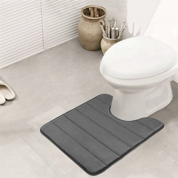 50 x 60 cm Memory Foam Badmatte Antiskli